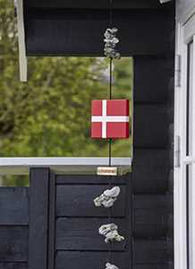 Snoren startsæt m. dansk flag