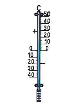Sort termometer