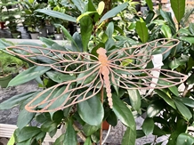 Guldsmed i rustent jern på pind