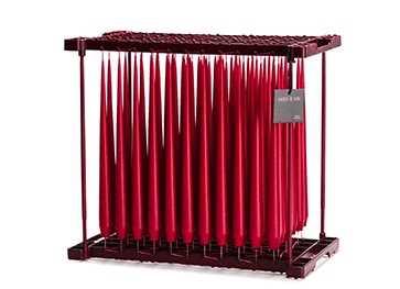 Stagelys rød 32 cm