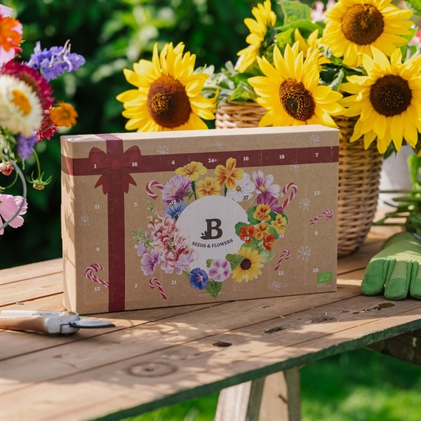 Frø julekalender - Blomsterfrø 