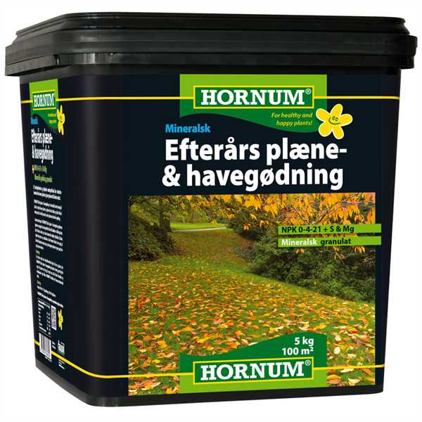 Efterårs plæne- & havegødning 5 kg