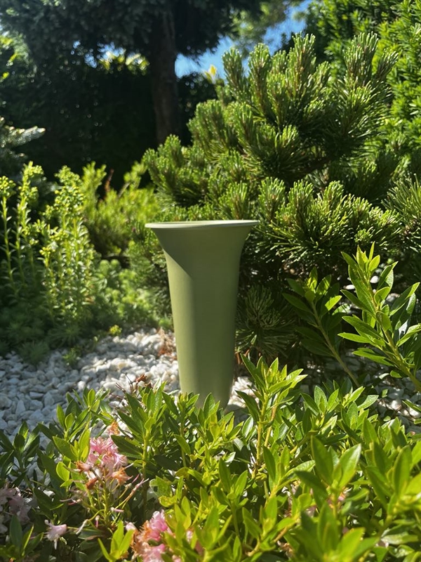 Bio gravvase grøn D11 H26